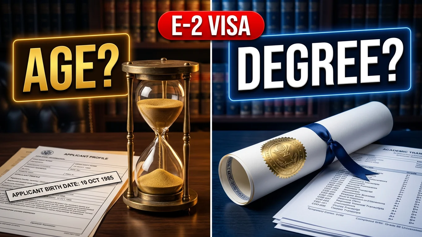 Age and education for E-2 visa: does age or a degree matter? Amerigo Legal Group